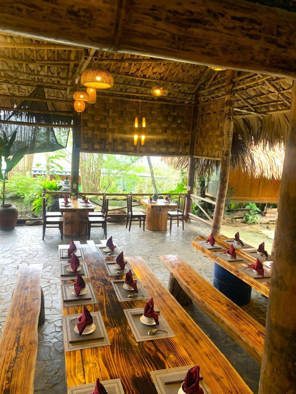 Pu Luong Cuisine Garden Homestay Lang Bang Eksteriør bilde