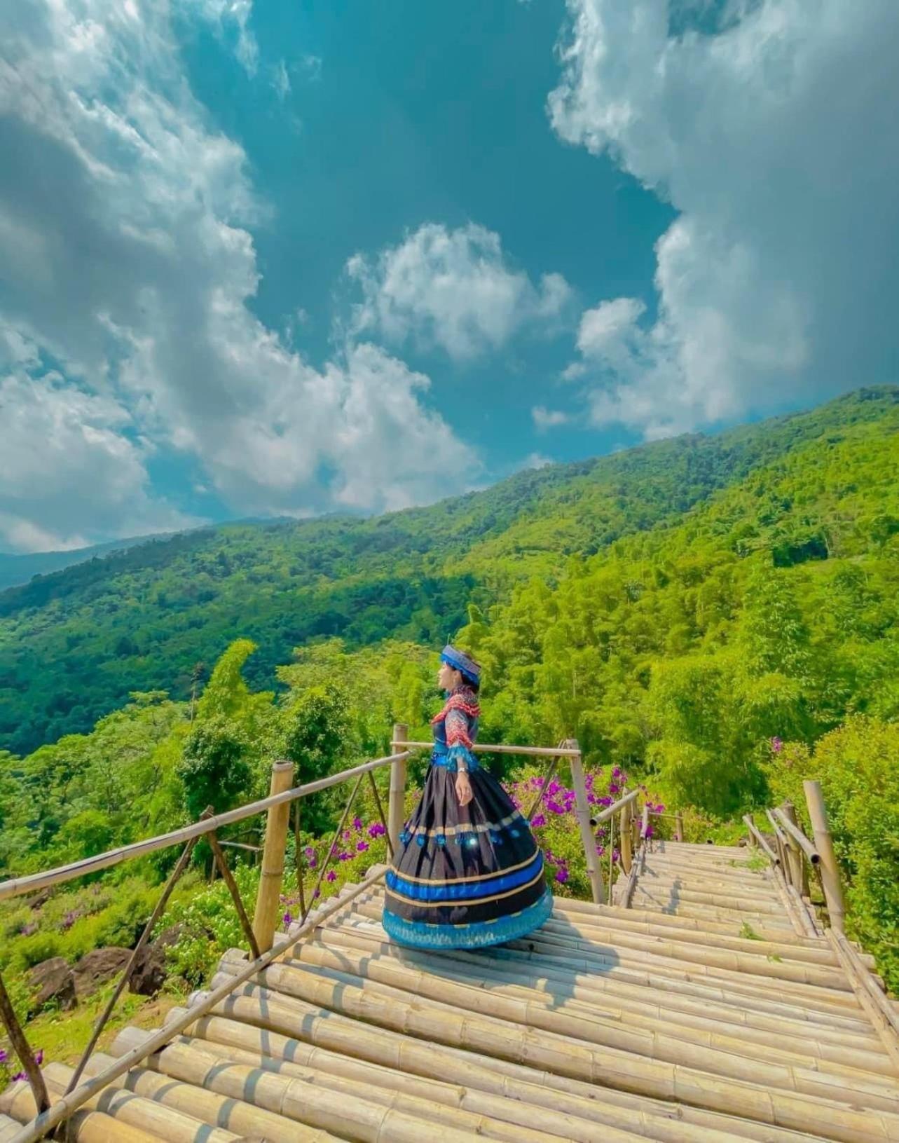 Pu Luong Cuisine Garden Homestay Lang Bang Eksteriør bilde