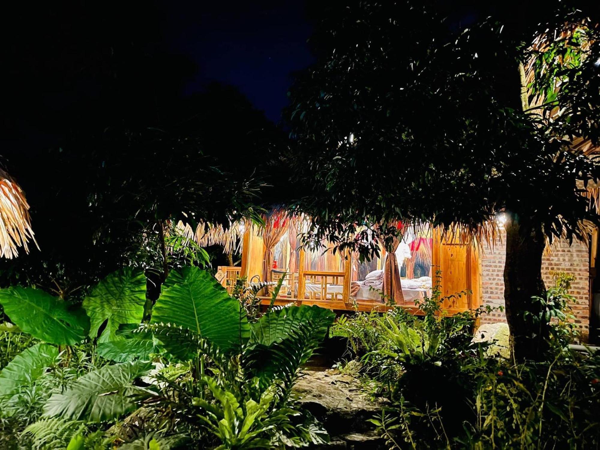 Pu Luong Cuisine Garden Homestay Lang Bang Eksteriør bilde